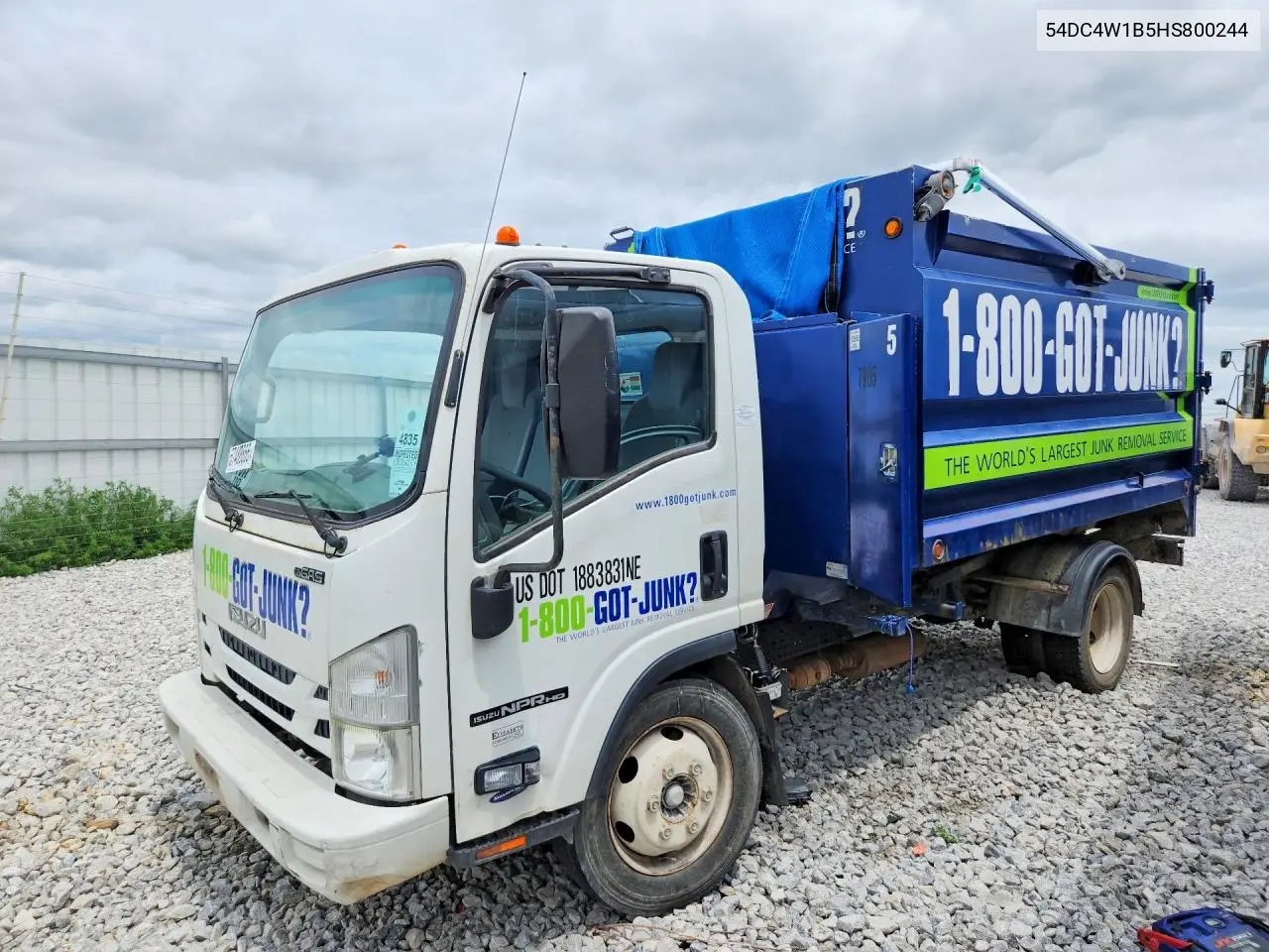 2017 Isuzu Npr Hd Dump Truck VIN: 54DC4W1B5HS800244 Lot: 57488866