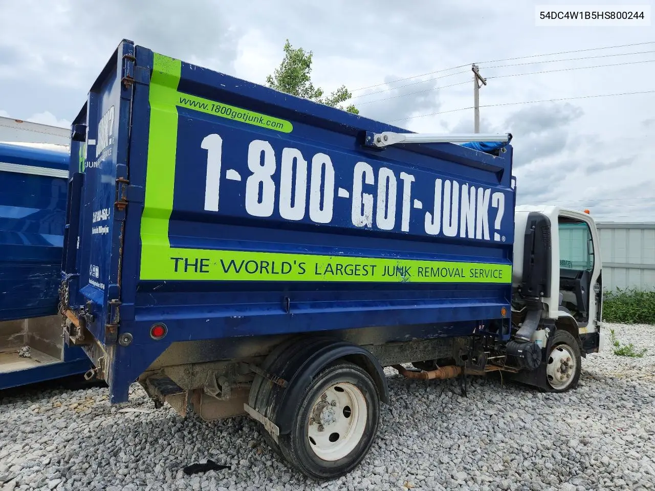 2017 Isuzu Npr Hd Dump Truck VIN: 54DC4W1B5HS800244 Lot: 57488866