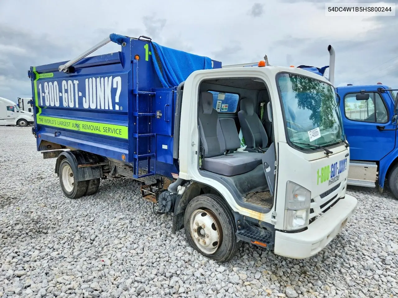 2017 Isuzu Npr Hd Dump Truck VIN: 54DC4W1B5HS800244 Lot: 57488866