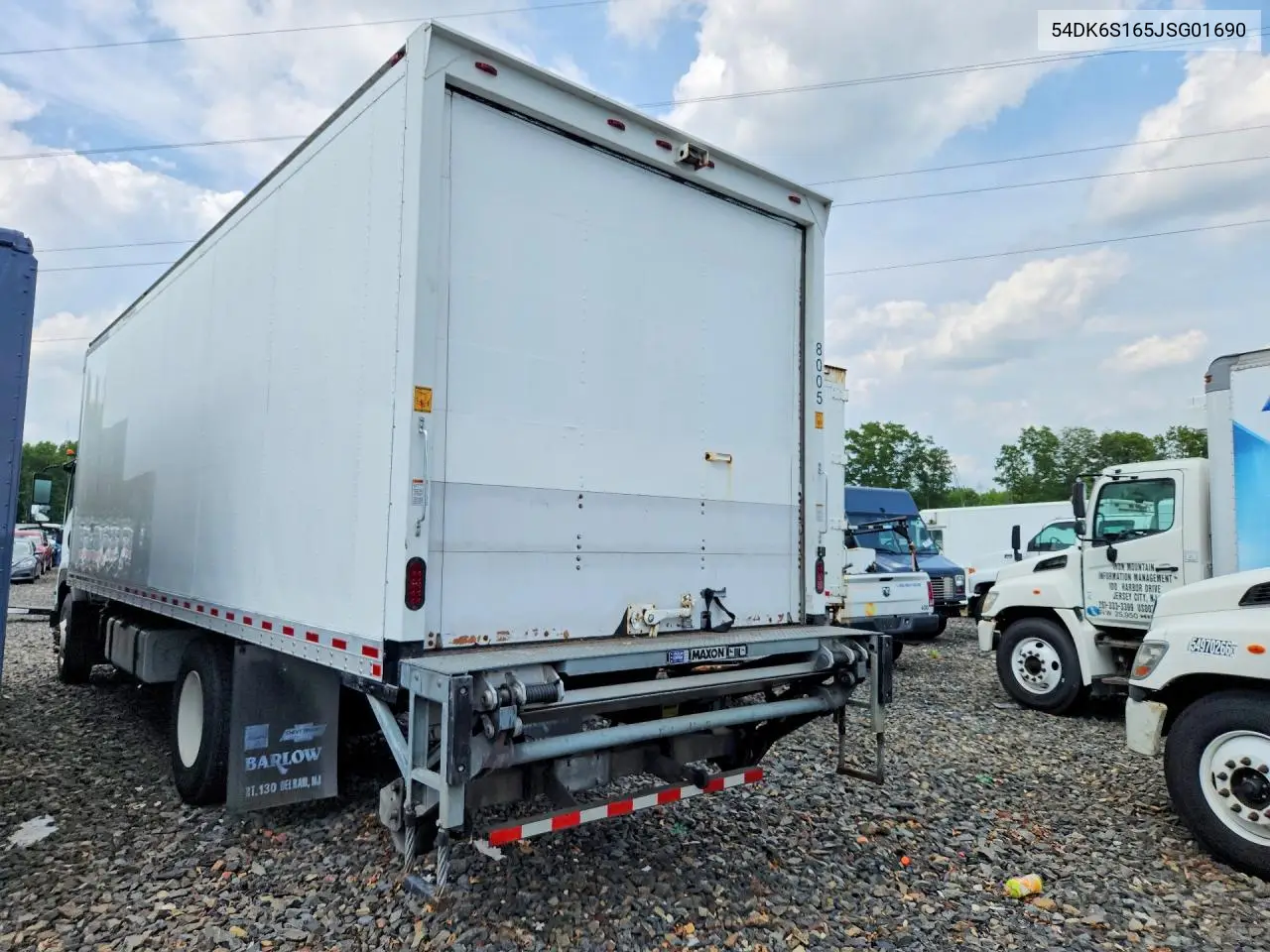 2018 Isuzu Ftr Box Truck VIN: 54DK6S165JSG01690 Lot: 55371126