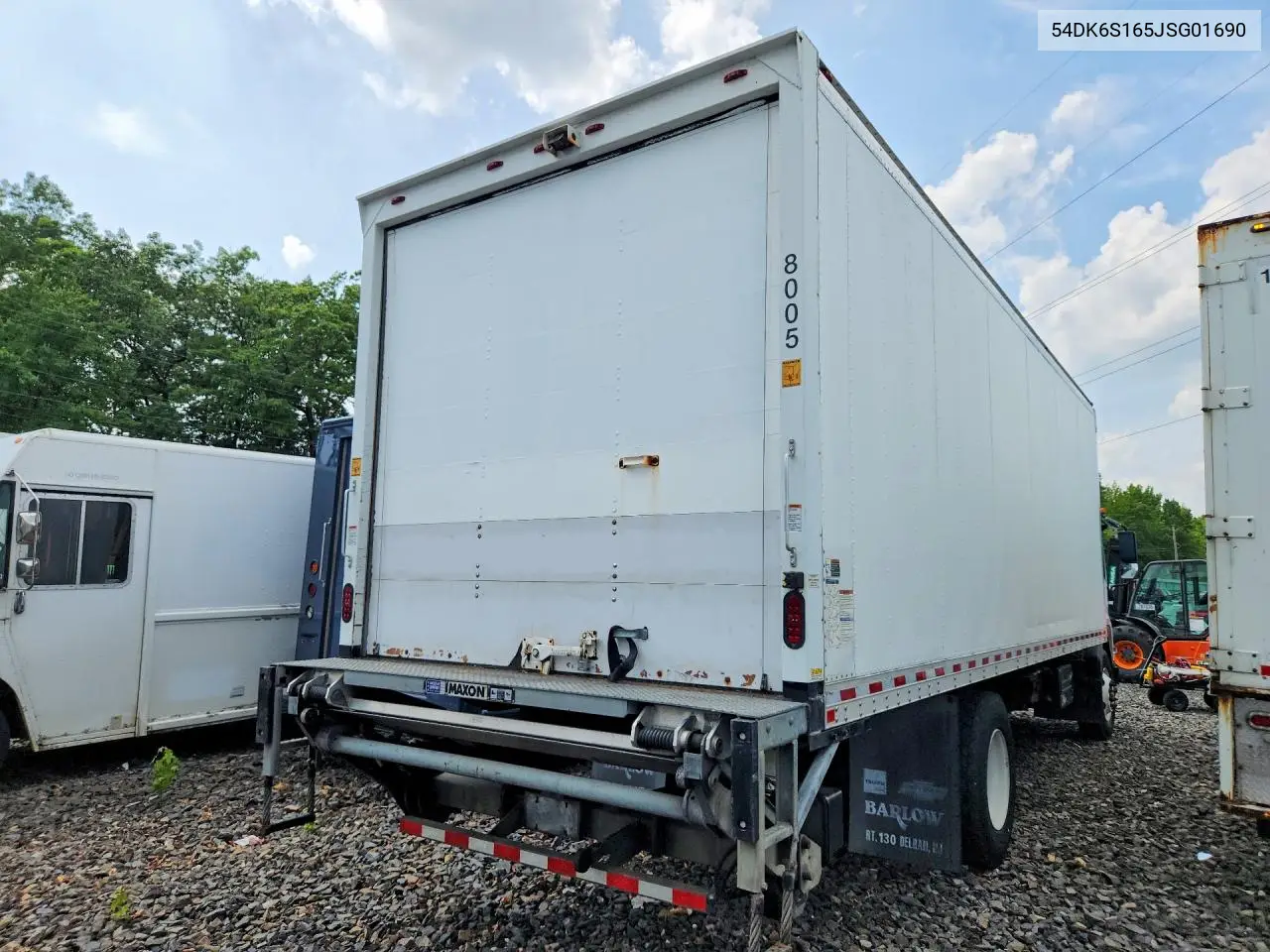 2018 Isuzu Ftr Box Truck VIN: 54DK6S165JSG01690 Lot: 55371126
