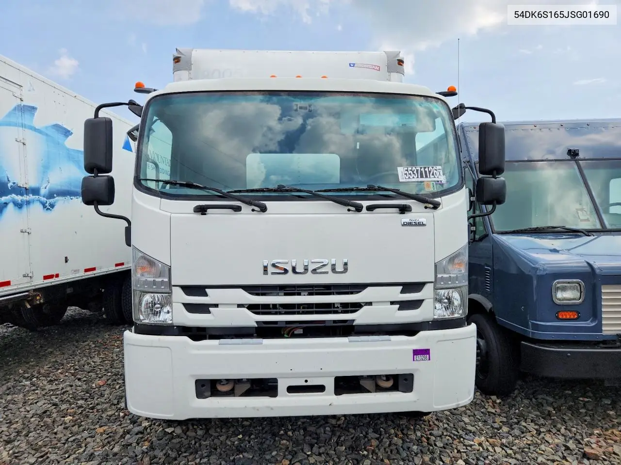 2018 Isuzu Ftr Box Truck VIN: 54DK6S165JSG01690 Lot: 55371126