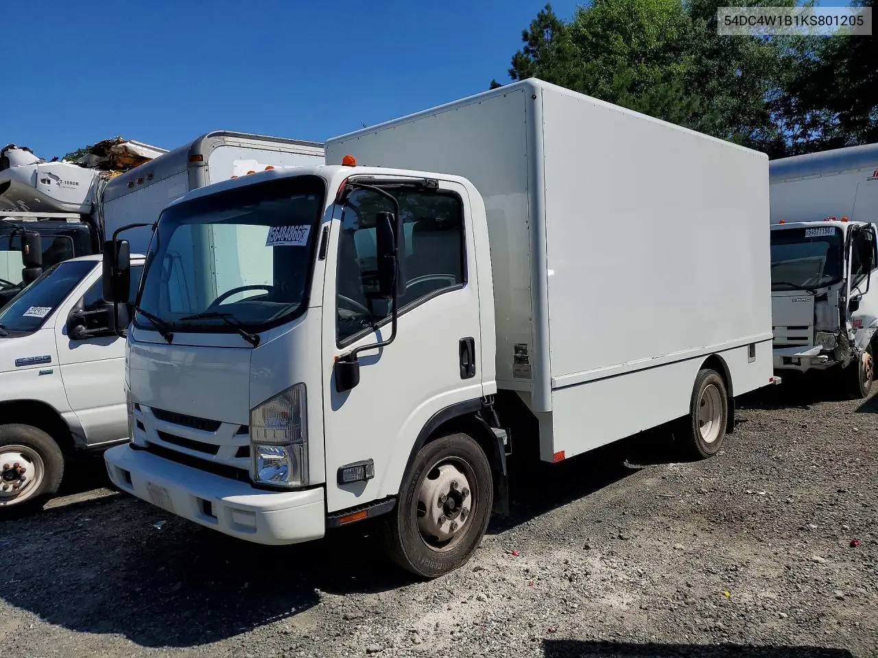 2019 Isuzu Npr Hd Box Truck VIN: 54DC4W1B1KS801205 Lot: 56484866