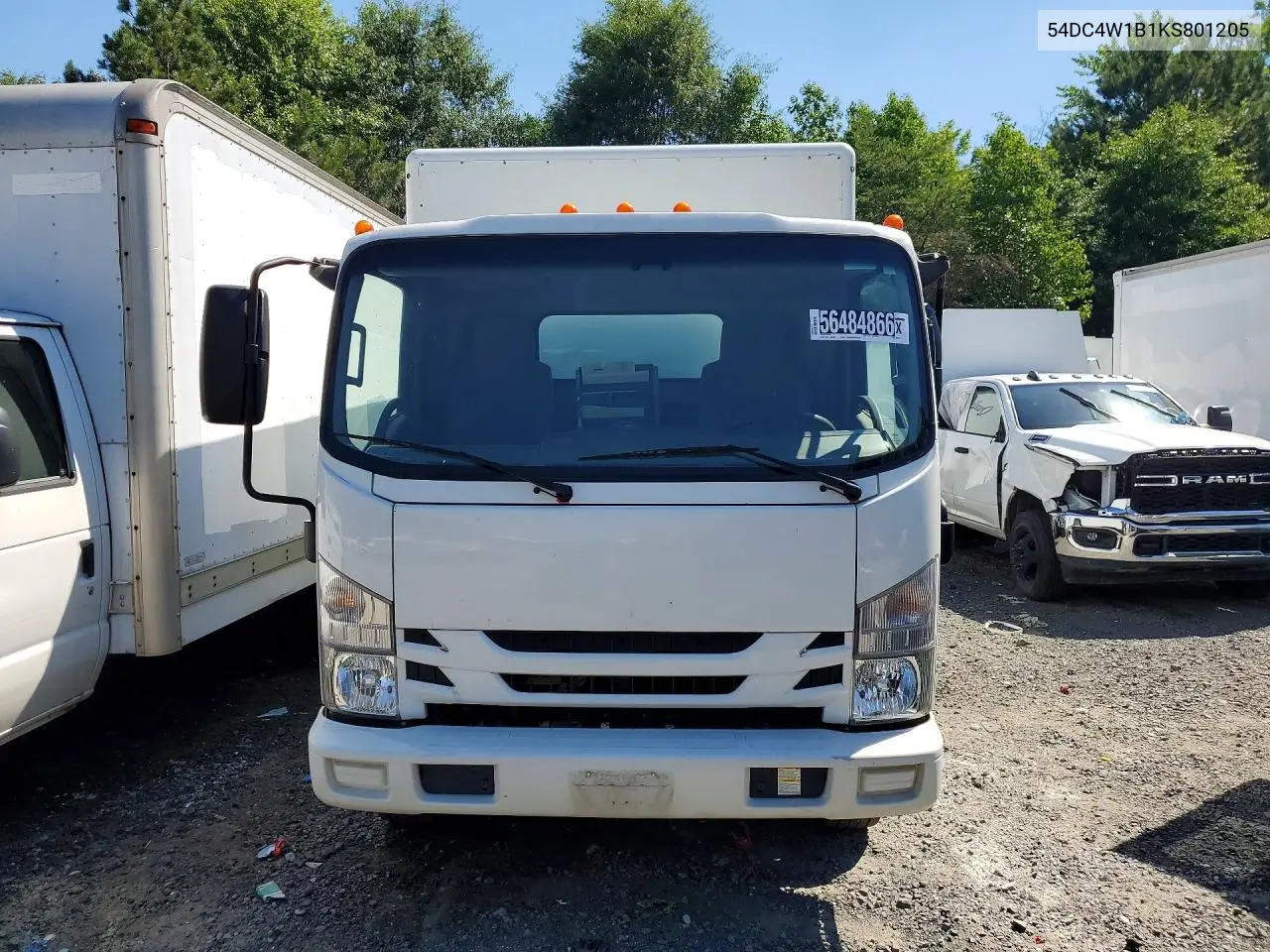 2019 Isuzu Npr Hd Box Truck VIN: 54DC4W1B1KS801205 Lot: 56484866