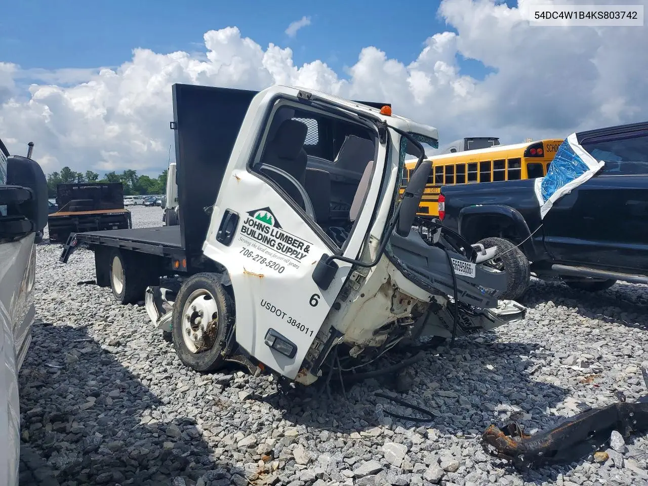 2019 Isuzu Npr Hd VIN: 54DC4W1B4KS803742 Lot: 56595866