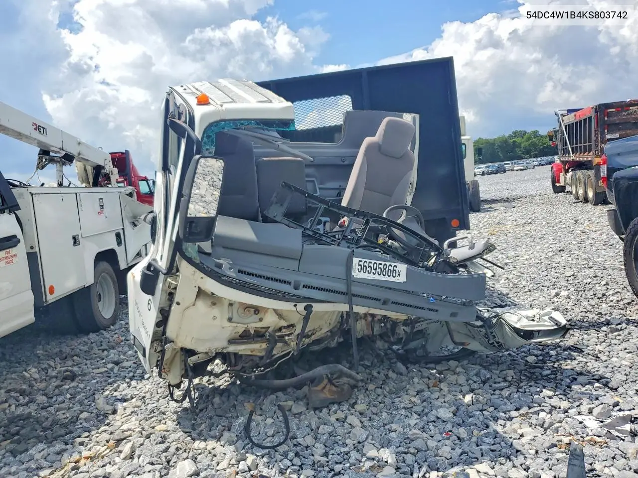 2019 Isuzu Npr Hd VIN: 54DC4W1B4KS803742 Lot: 56595866