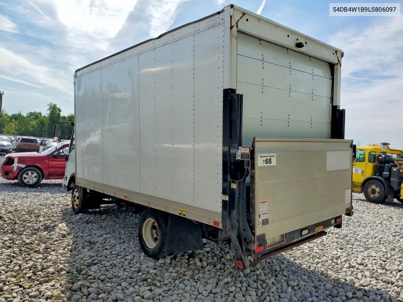 2020 Isuzu Npr Box Truck VIN: 54DB4W1B9LS806097 Lot: 55543846