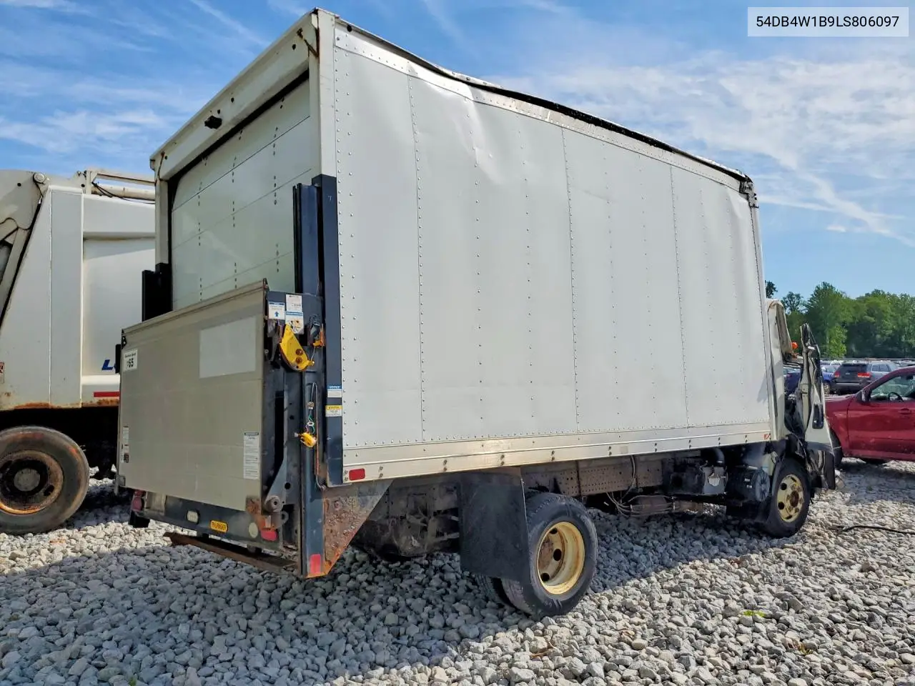 2020 Isuzu Npr Box Truck VIN: 54DB4W1B9LS806097 Lot: 55543846