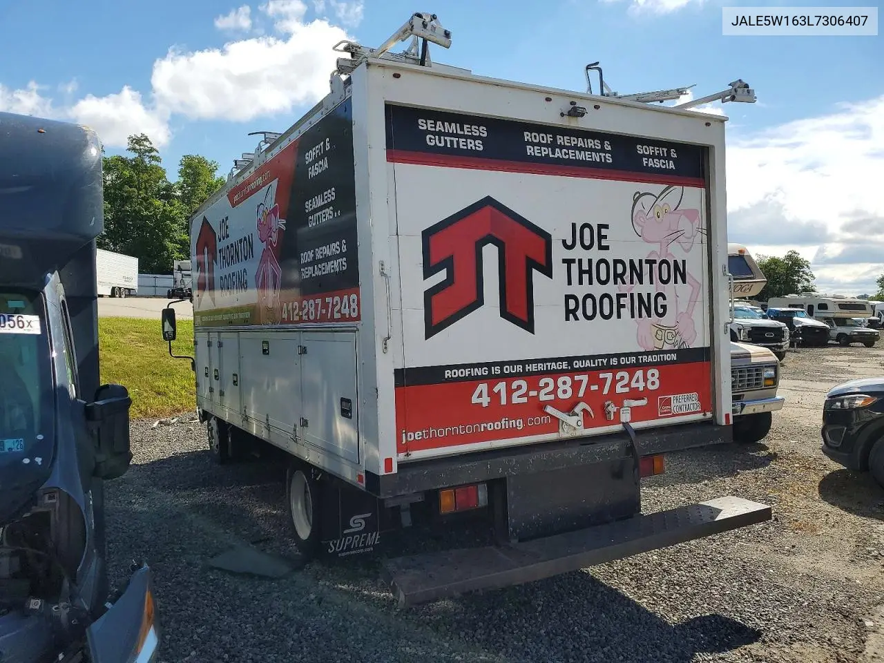 2020 Isuzu Nrr Box Truck VIN: JALE5W163L7306407 Lot: 58015076