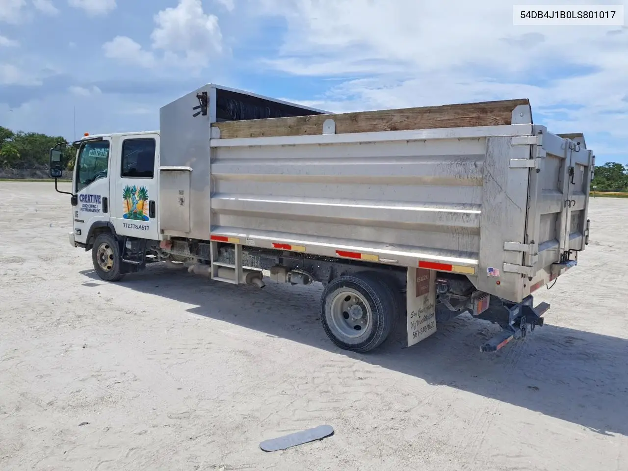 2020 Isuzu Npr VIN: 54DB4J1B0LS801017 Lot: 58161486