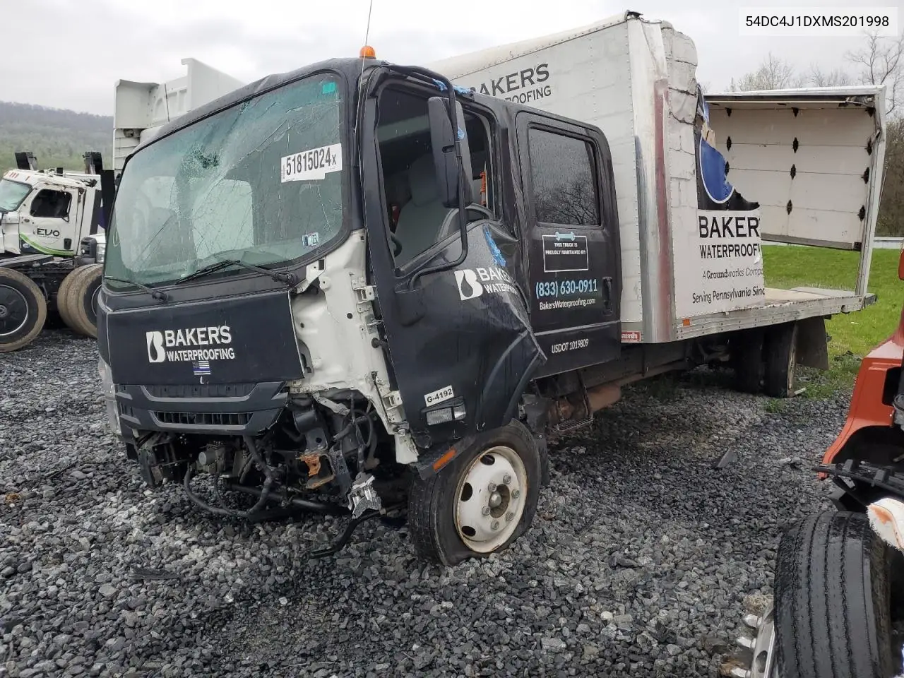 2021 Isuzu Npr Hd VIN: 54DC4J1DXMS201998 Lot: 51815024