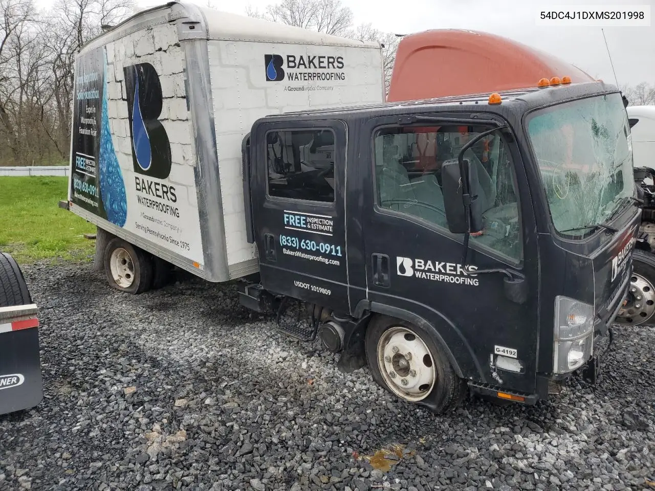 2021 Isuzu Npr Hd VIN: 54DC4J1DXMS201998 Lot: 51815024