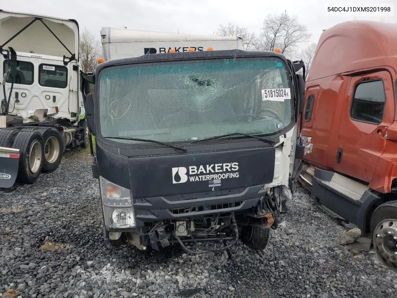2021 Isuzu Npr Hd VIN: 54DC4J1DXMS201998 Lot: 51815024