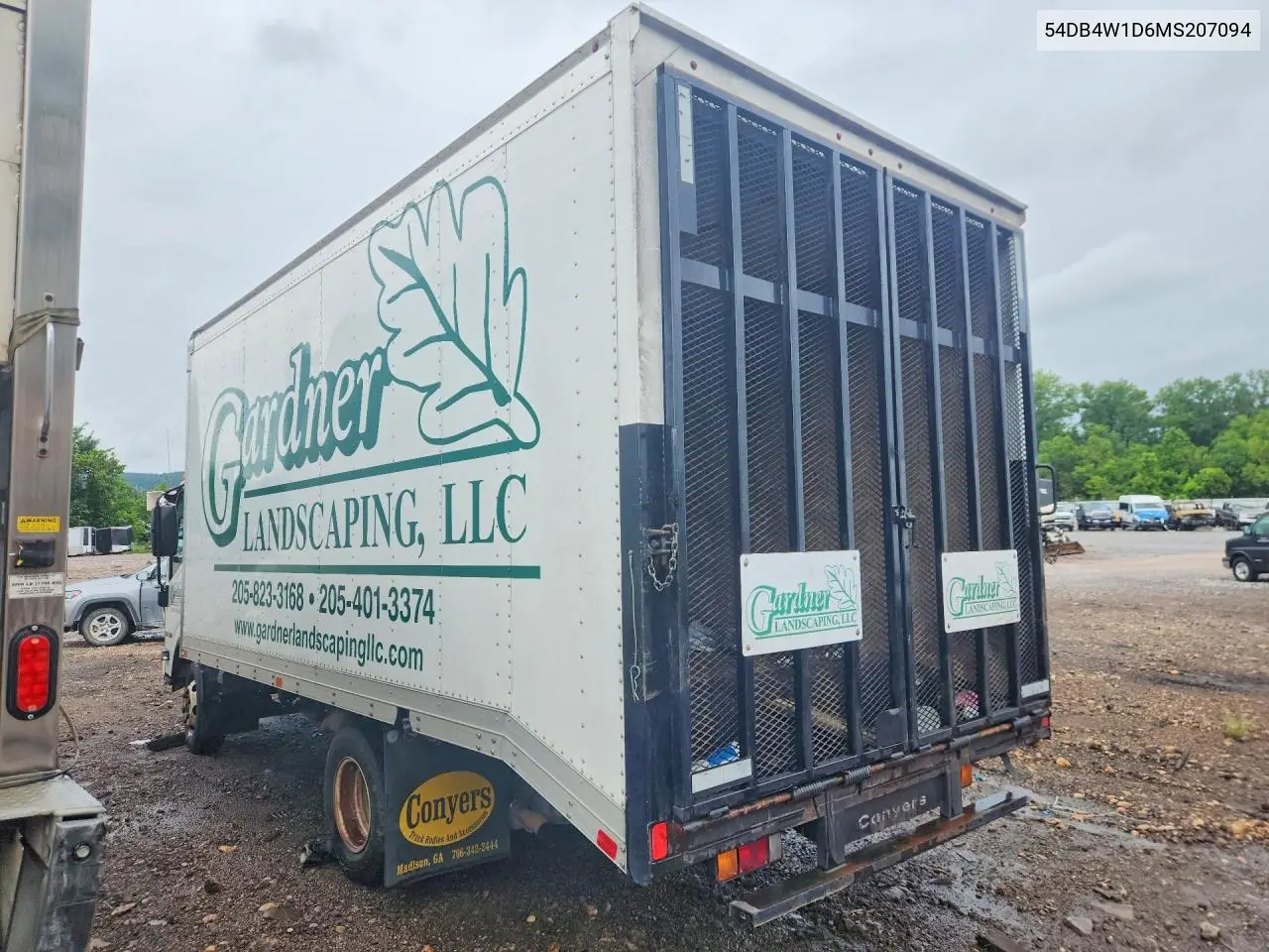 2021 Isuzu Npr Box Truck VIN: 54DB4W1D6MS207094 Lot: 55449106