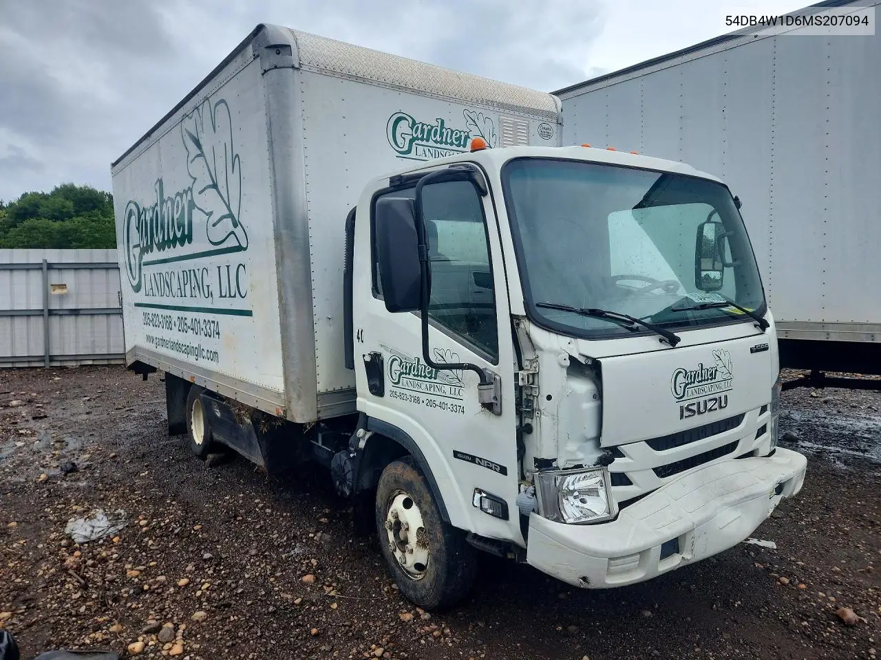 2021 Isuzu Npr Box Truck VIN: 54DB4W1D6MS207094 Lot: 55449106