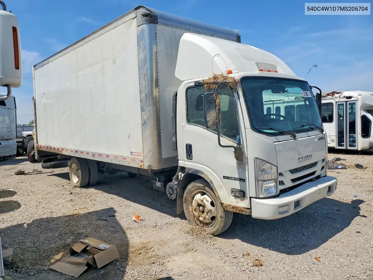 2021 Isuzu Npr Hd - Delivery Truck VIN: 54DC4W1D7MS206704 Lot: 57247306