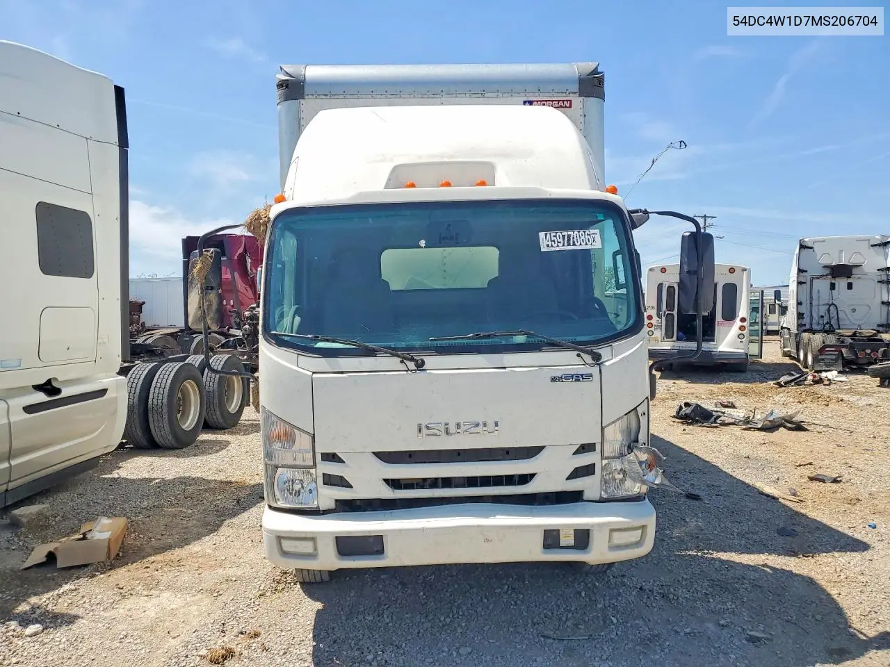 2021 Isuzu Npr Hd - Delivery Truck VIN: 54DC4W1D7MS206704 Lot: 57247306