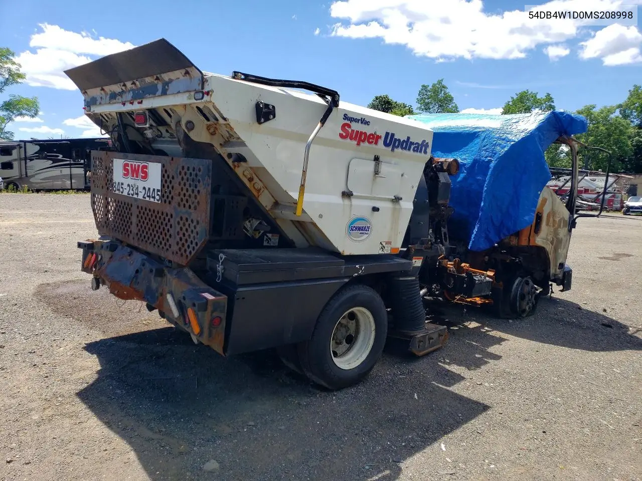 2021 Isuzu Npr VIN: 54DB4W1D0MS208998 Lot: 57657976