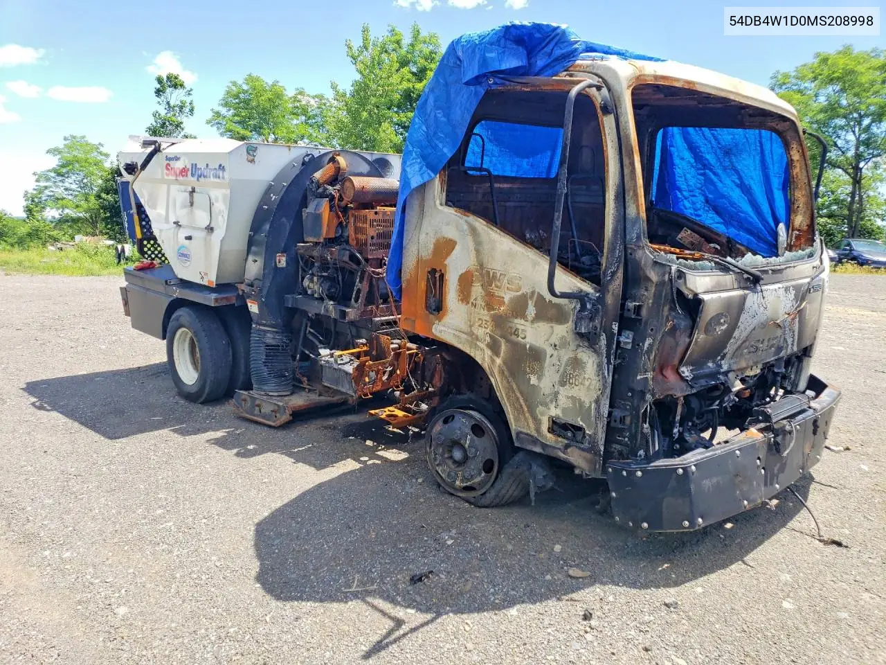 2021 Isuzu Npr VIN: 54DB4W1D0MS208998 Lot: 57657976