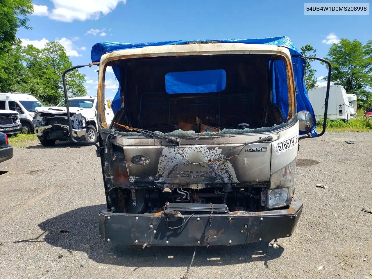 2021 Isuzu Npr VIN: 54DB4W1D0MS208998 Lot: 57657976