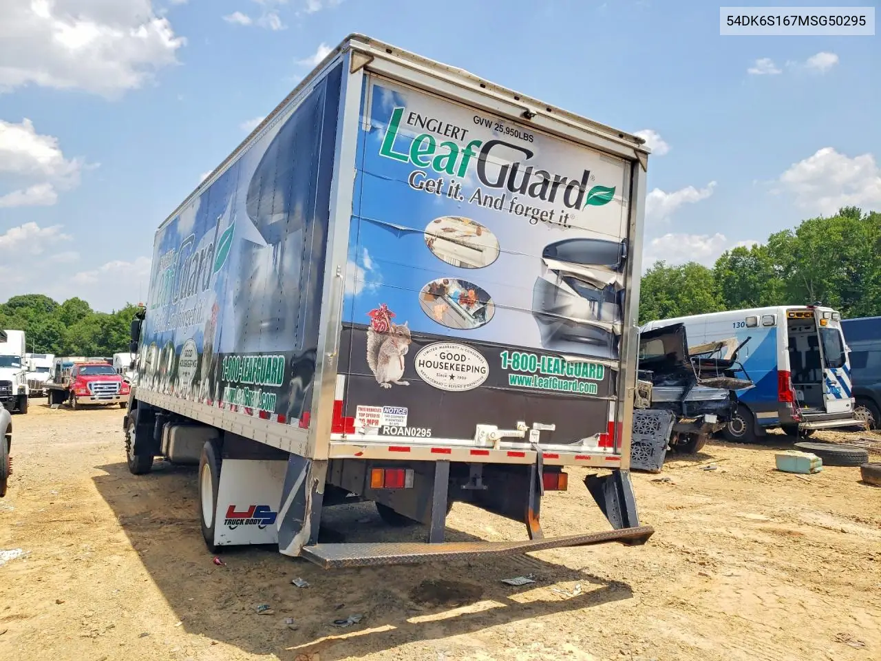 2021 Isuzu Ftr VIN: 54DK6S167MSG50295 Lot: 59622146