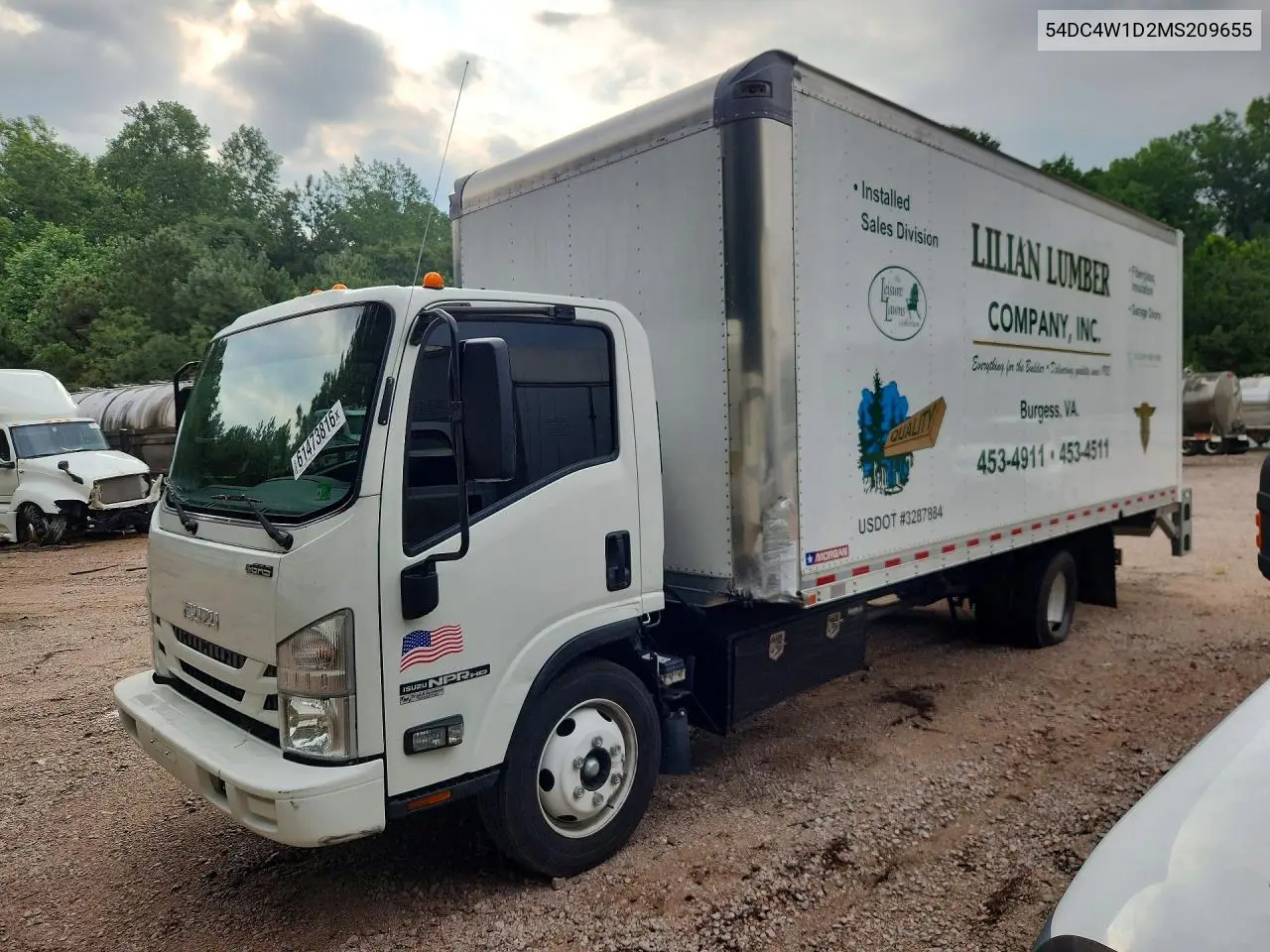 2021 Isuzu Npr Hd VIN: 54DC4W1D2MS209655 Lot: 61473816