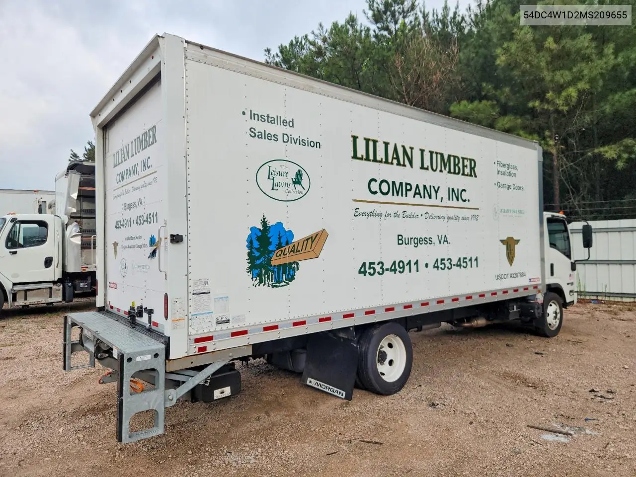2021 Isuzu Npr Hd VIN: 54DC4W1D2MS209655 Lot: 61473816