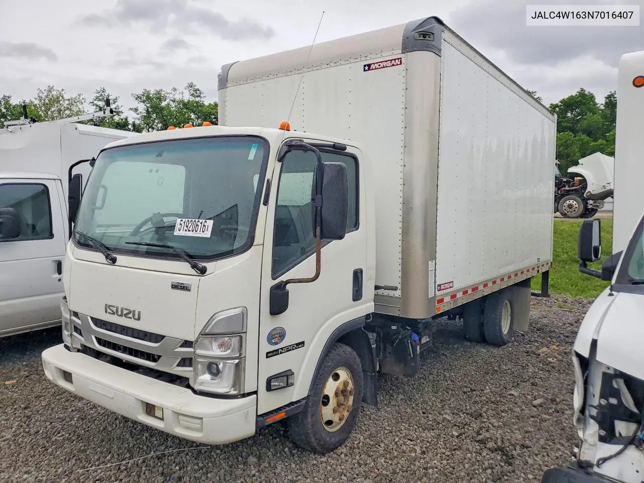 2022 Isuzu Npr Hd Box Truck VIN: JALC4W163N7016407 Lot: 51920616