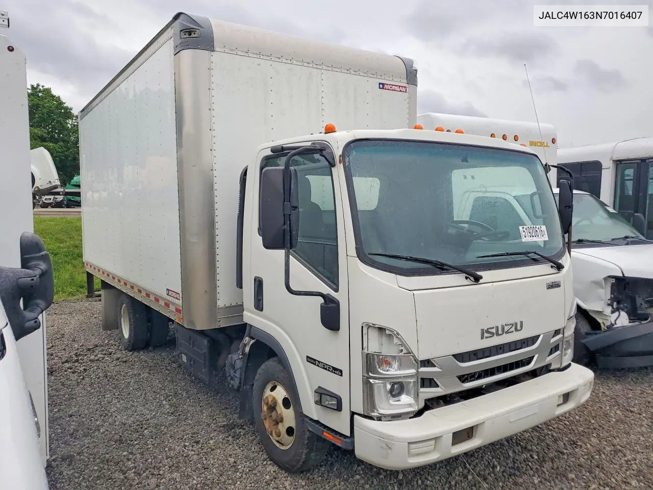 2022 Isuzu Npr Hd Box Truck VIN: JALC4W163N7016407 Lot: 51920616