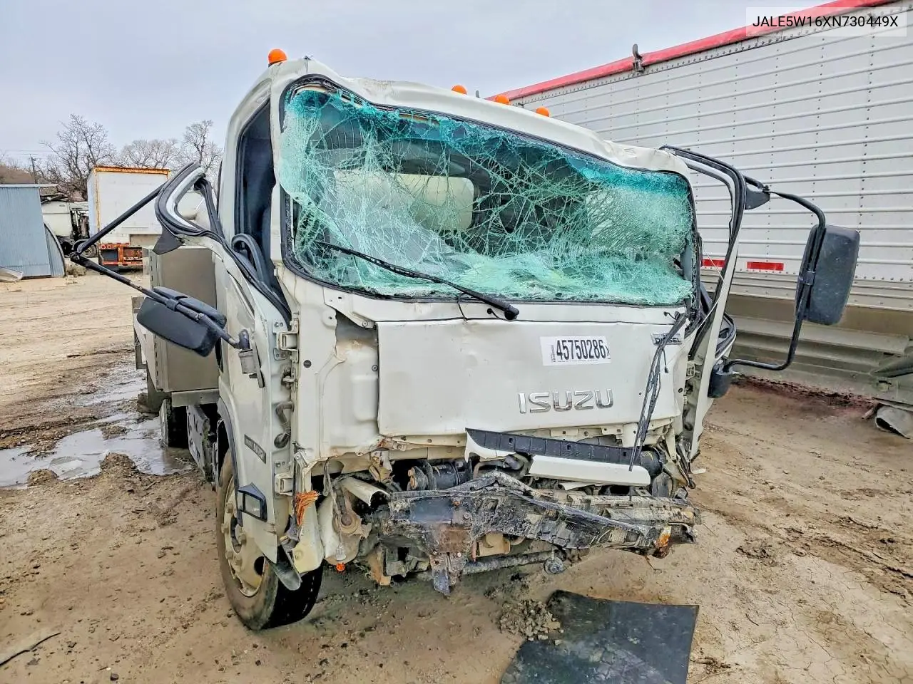 2022 Isuzu Nrr - Utility / Service Van VIN: JALE5W16XN730449X Lot: 57329126