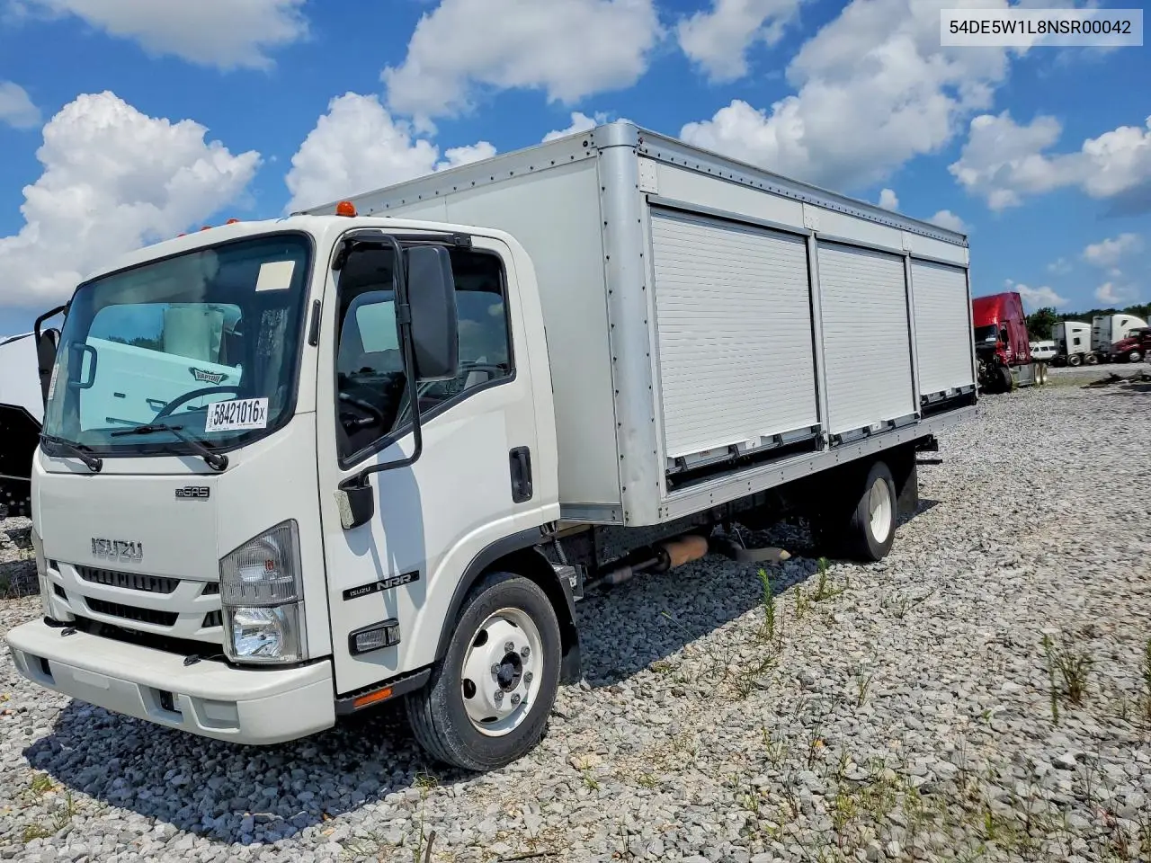 2022 Isuzu Nrr Box Truck VIN: 54DE5W1L8NSR00042 Lot: 58421016