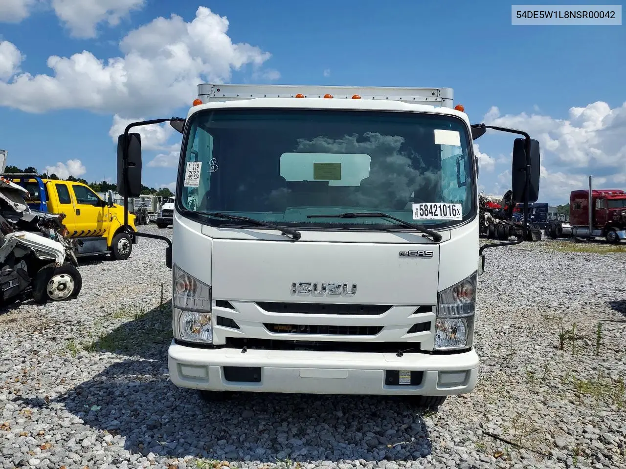 2022 Isuzu Nrr Box Truck VIN: 54DE5W1L8NSR00042 Lot: 58421016