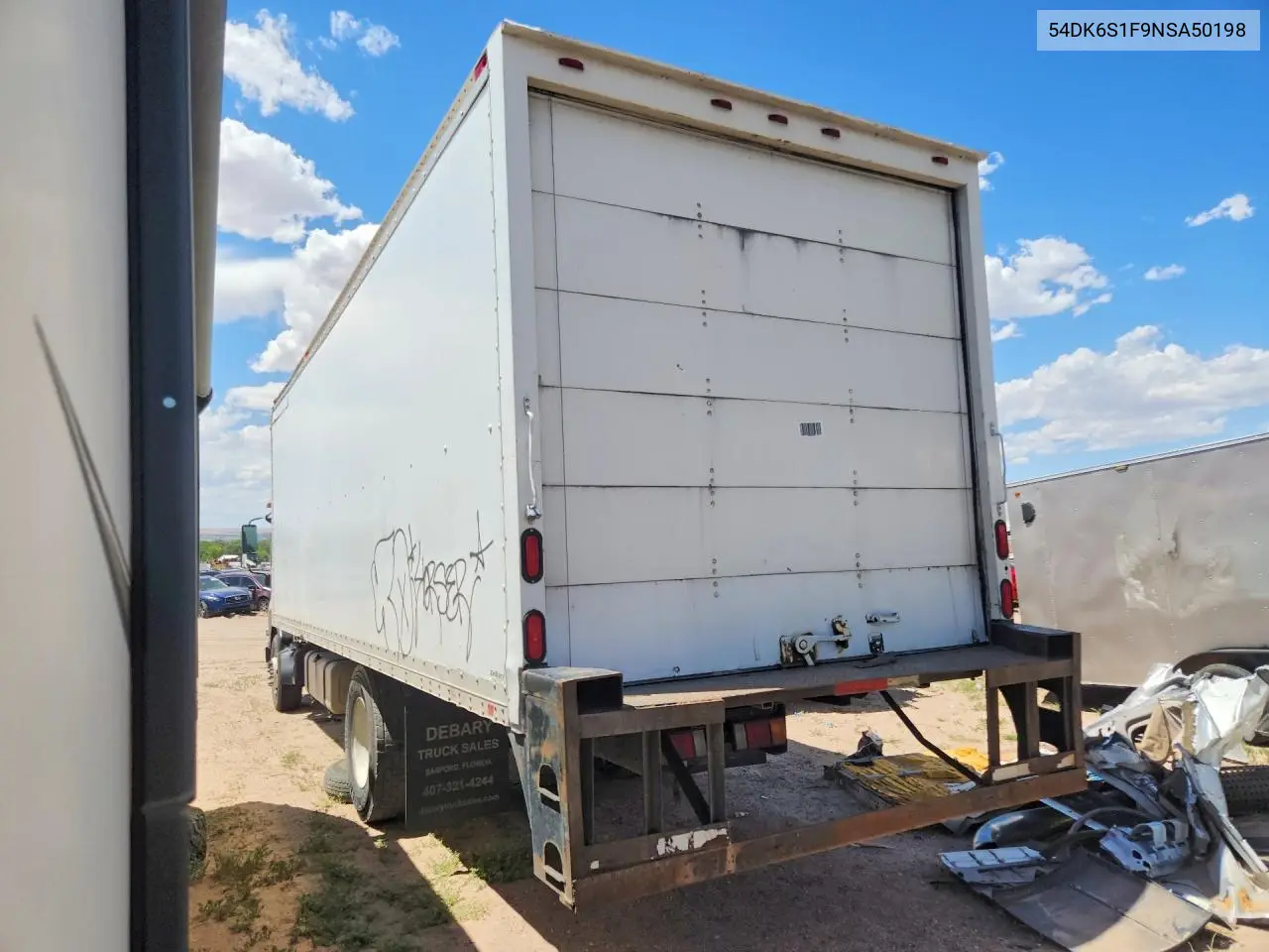 2022 Isuzu Ftr Box Truck VIN: 54DK6S1F9NSA50198 Lot: 59303216