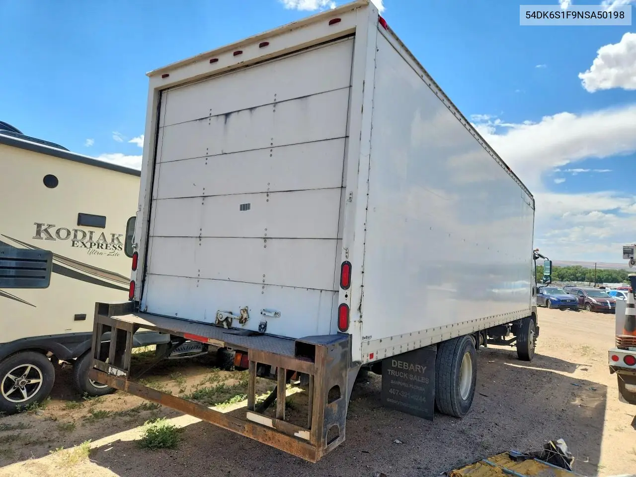 2022 Isuzu Ftr Box Truck VIN: 54DK6S1F9NSA50198 Lot: 59303216