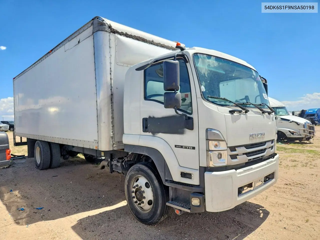 2022 Isuzu Ftr Box Truck VIN: 54DK6S1F9NSA50198 Lot: 59303216