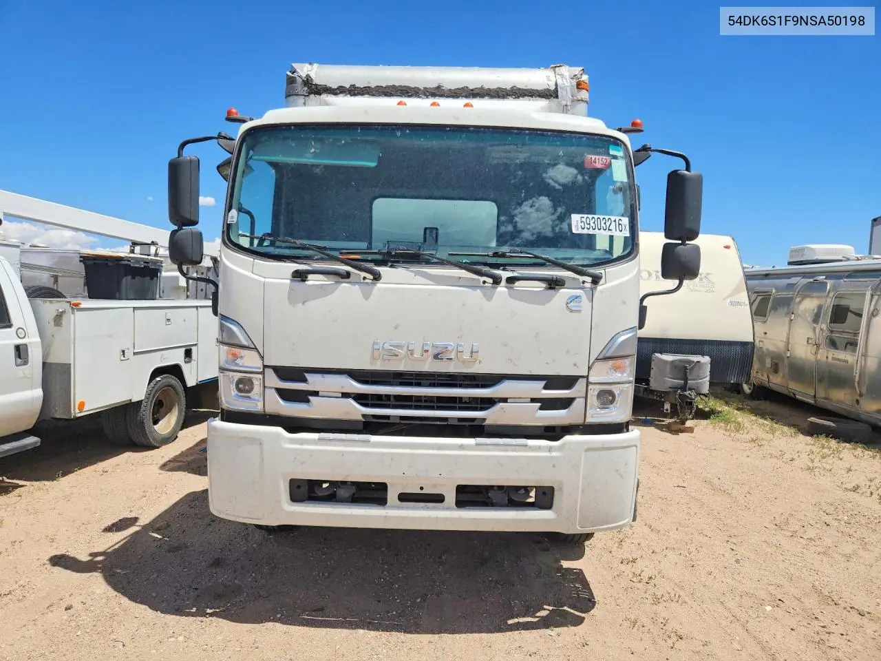 2022 Isuzu Ftr Box Truck VIN: 54DK6S1F9NSA50198 Lot: 59303216