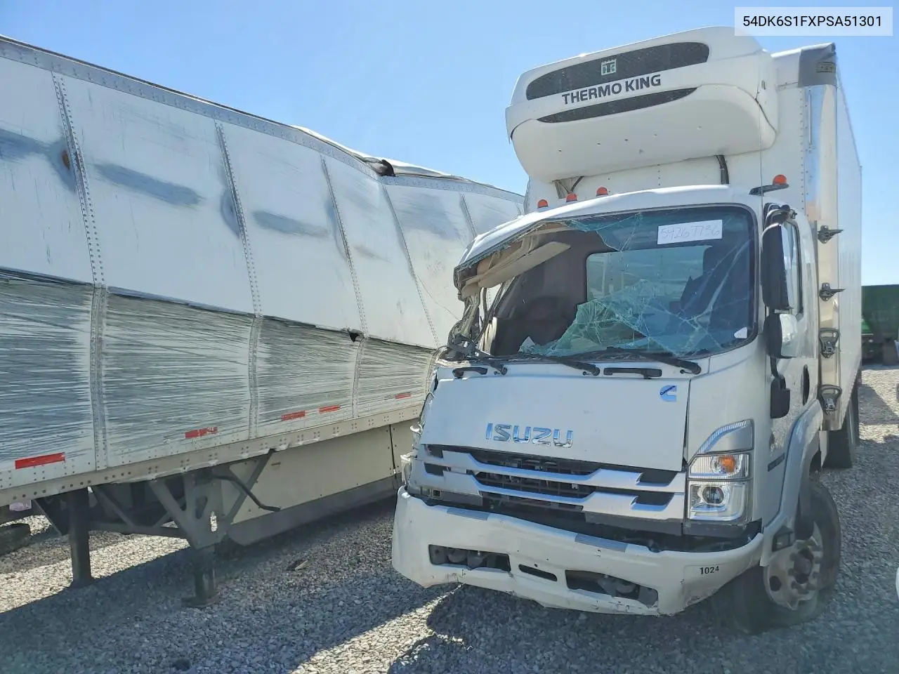 2023 Isuzu Ftr Refrigerated Box Truck VIN: 54DK6S1FXPSA51301 Lot: 54267736