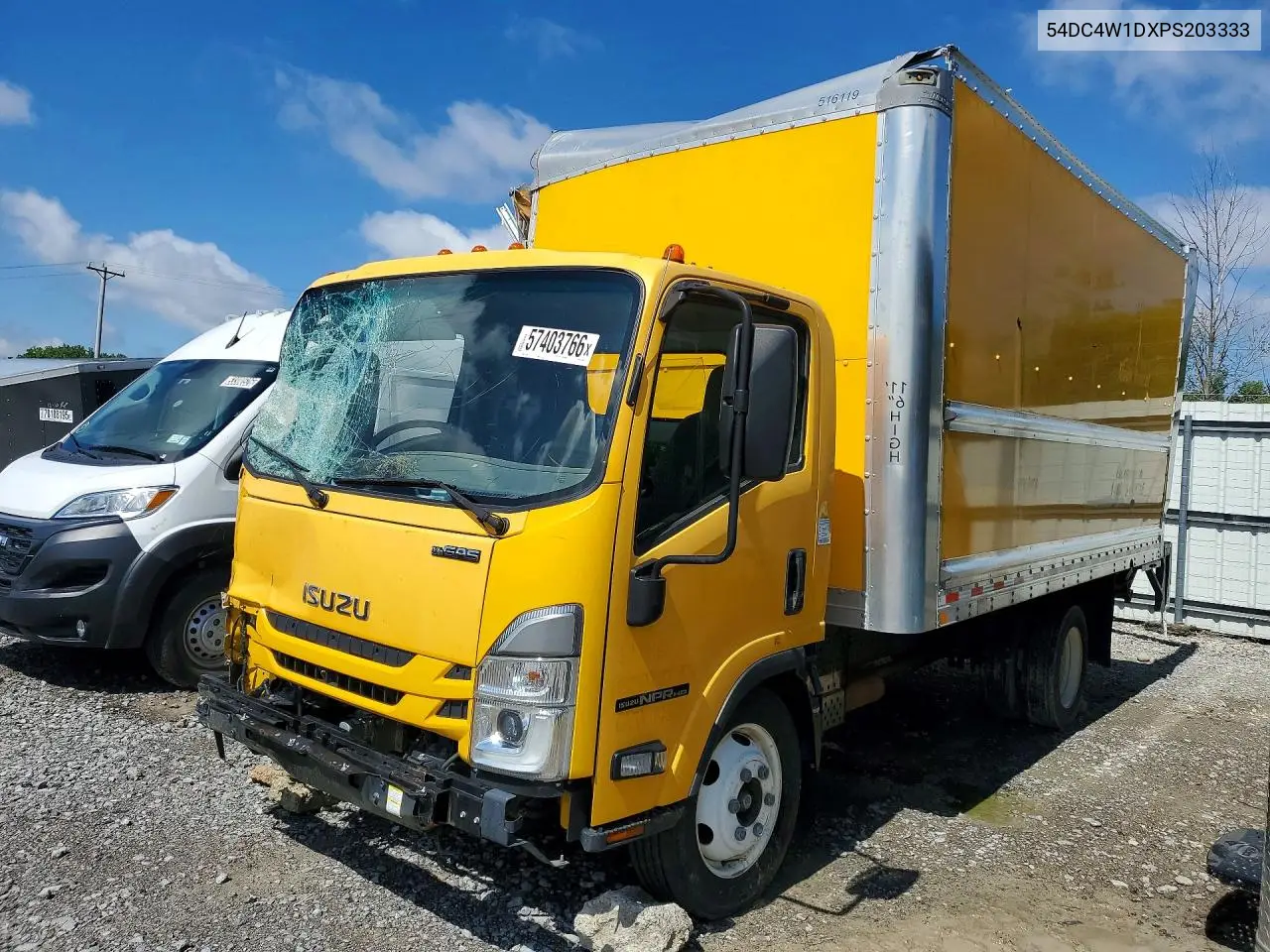 2023 Isuzu Npr Hd Box Truck VIN: 54DC4W1DXPS203333 Lot: 57403766