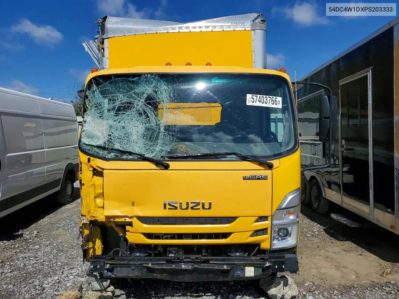 2023 Isuzu Npr Hd Box Truck VIN: 54DC4W1DXPS203333 Lot: 57403766