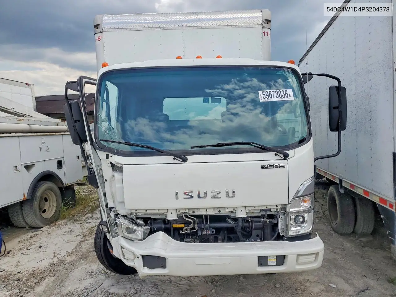 2023 Isuzu Npr Hd VIN: 54DC4W1D4PS204378 Lot: 59673036