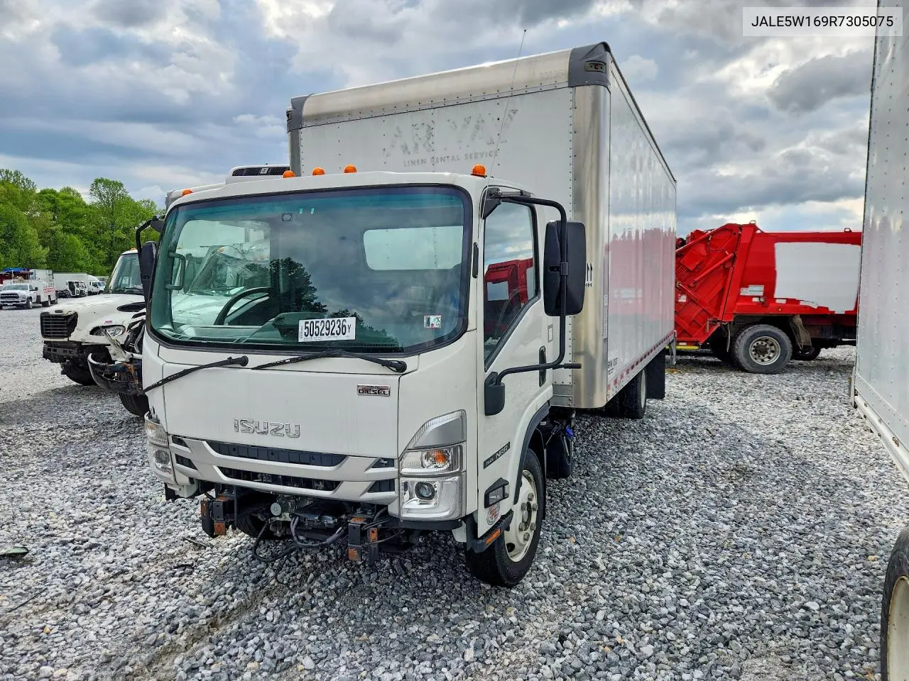 2024 Isuzu Nrr Box Truck VIN: JALE5W169R7305075 Lot: 50529236