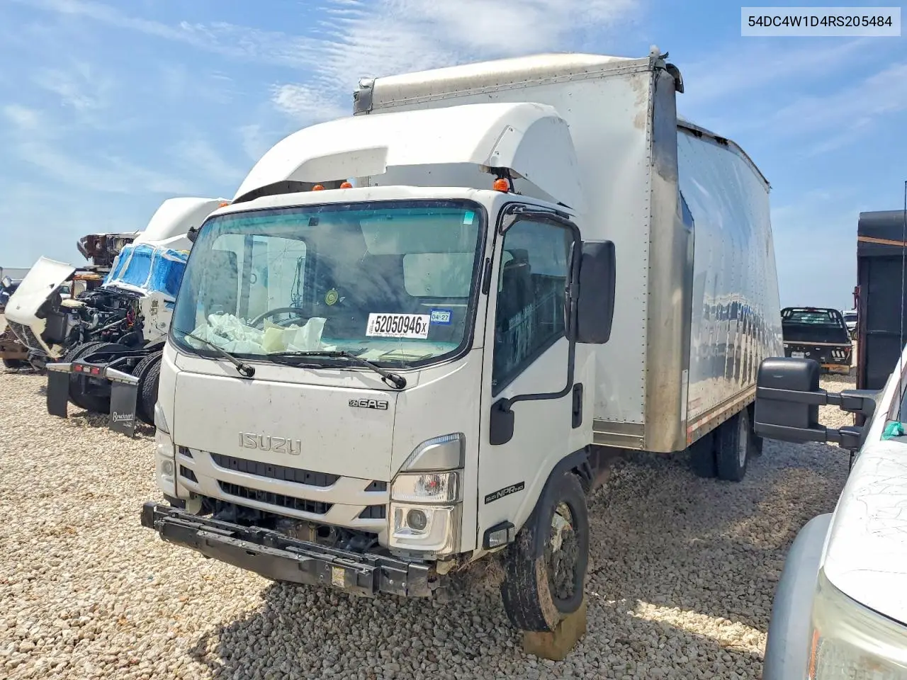 2024 Isuzu Npr Hd Box Truck VIN: 54DC4W1D4RS205484 Lot: 52050946