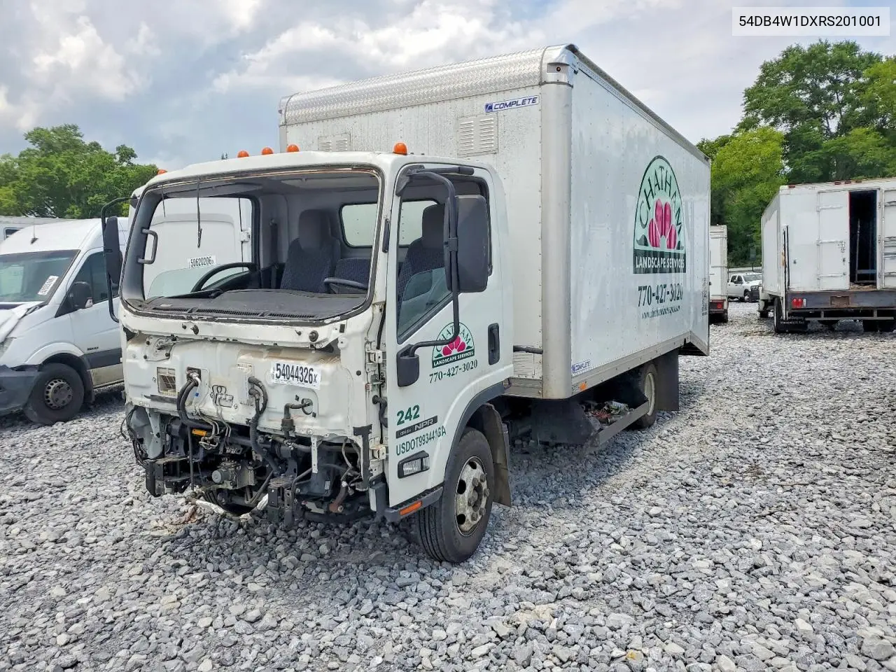 2024 Isuzu Npr Box Truck VIN: 54DB4W1DXRS201001 Lot: 54044326