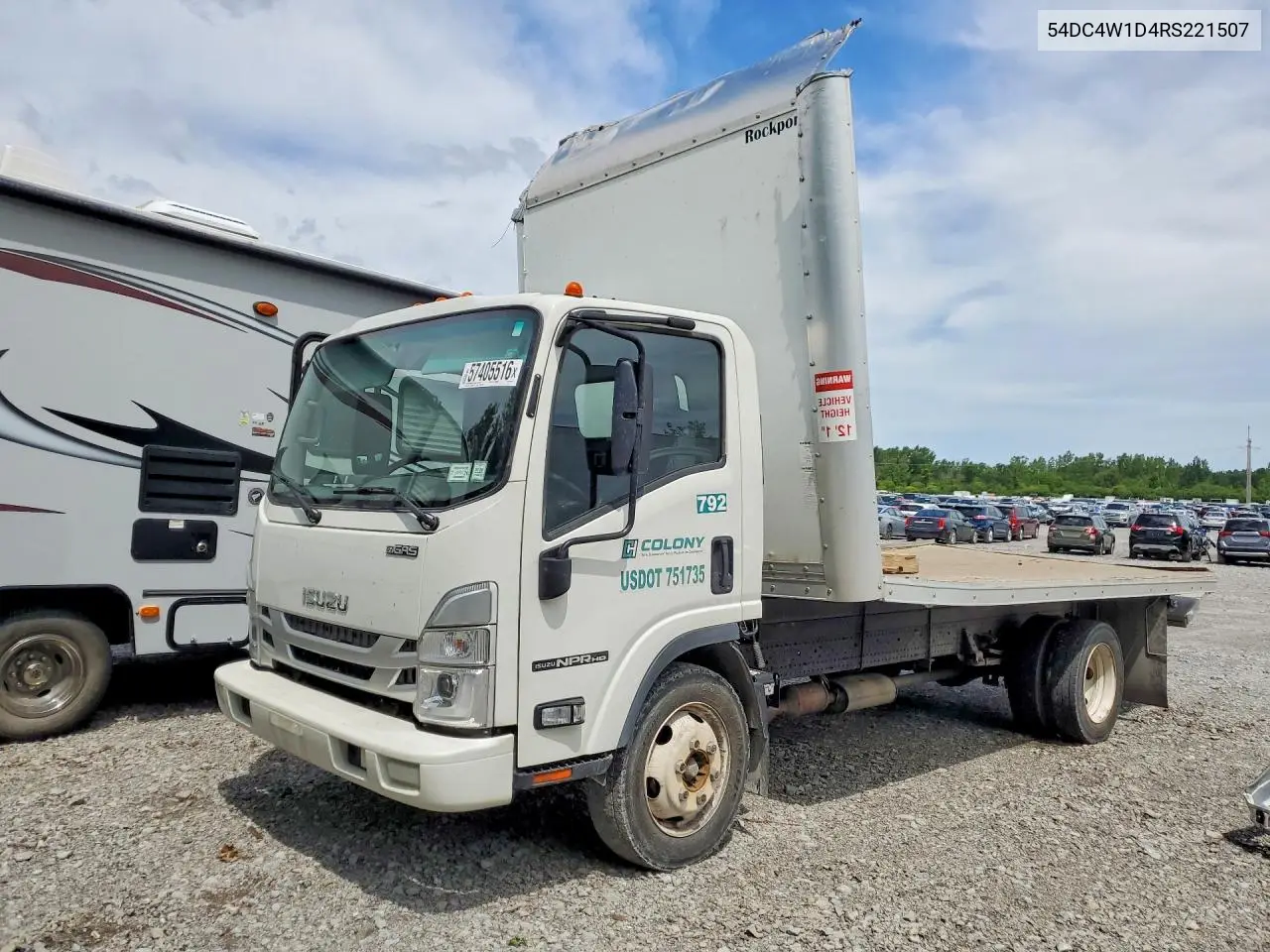 2024 Isuzu Npr Hd VIN: 54DC4W1D4RS221507 Lot: 57405516