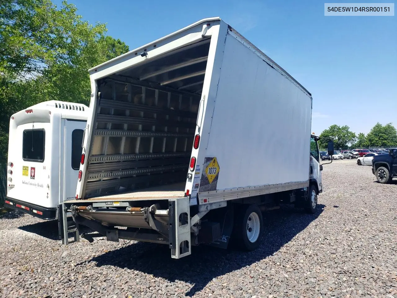 2024 Isuzu Nrr VIN: 54DE5W1D4RSR00151 Lot: 57608946