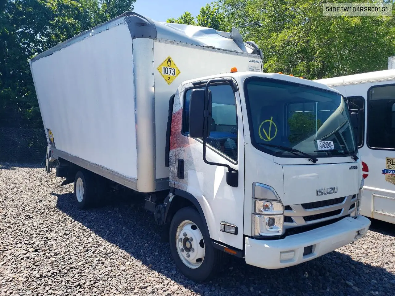 2024 Isuzu Nrr VIN: 54DE5W1D4RSR00151 Lot: 57608946