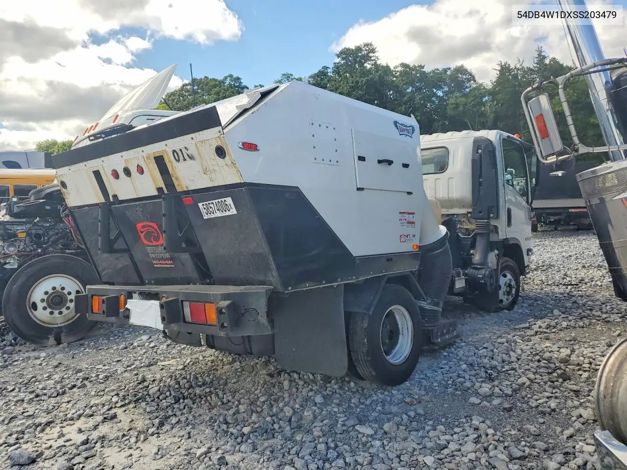2025 Isuzu Npr Sweeper Truck VIN: 54DB4W1DXSS203479 Lot: 58574006