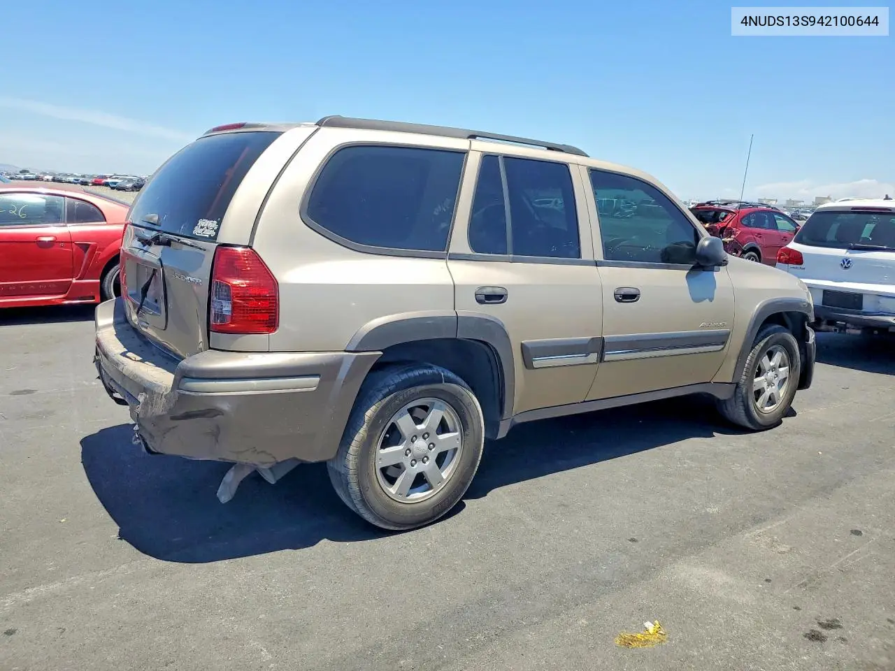 2004 Isuzu Ascender S VIN: 4NUDS13S942100644 Lot: 59186976