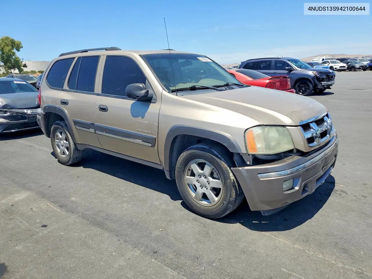 2004 Isuzu Ascender S VIN: 4NUDS13S942100644 Lot: 59186976