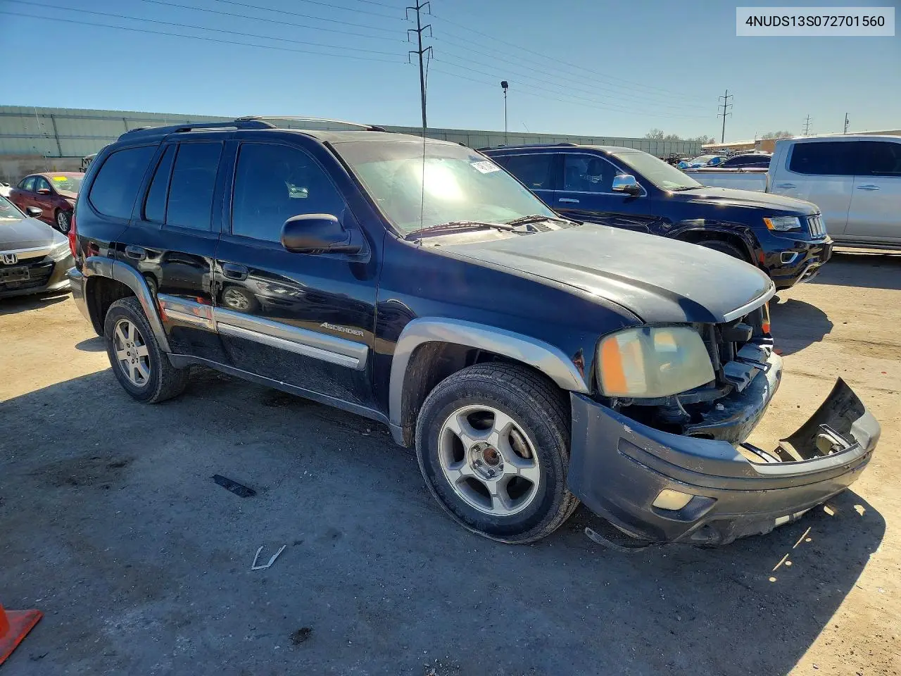 2007 Isuzu Ascender S VIN: 4NUDS13S072701560 Lot: 74901845
